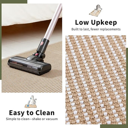 Cat Scratcher Mat, 23.6"x 15.7" Natural Sisal Cat Scratch Mat - Image 5