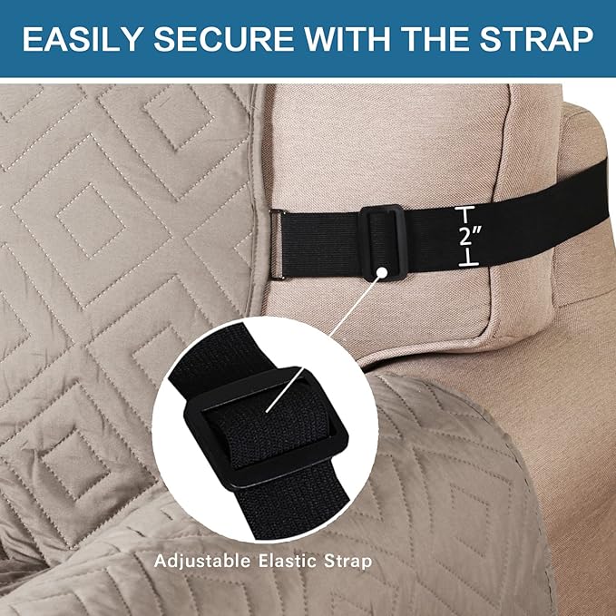 H.VERSAILTEX Reversible Sofa Slipcover Furniture Protector Water Resistant 2" - Image 5