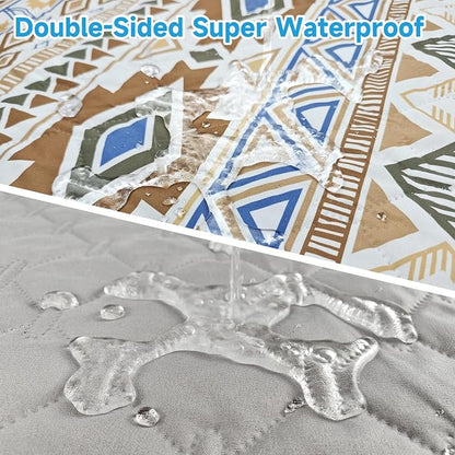 Waterproof Dog Blanket, Bohemian Dog Bed Cover Pet Blanket, Reversible Sofa - Image 2