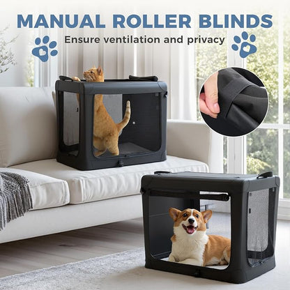 DUMOS Dog Crate 42 Inch Travel Cat Pet Carrier - Image 2