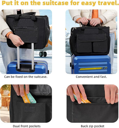 Cat & Dog Carrier for Pets Up to 15 Lbs, Airline Approved Soft-Sided - Image 7