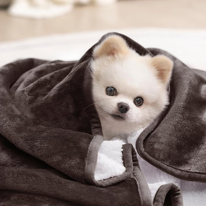 gogobunny Waterproof Bed Blanket, Reversible Sherpa Fleece Throw Blanket - Image 5