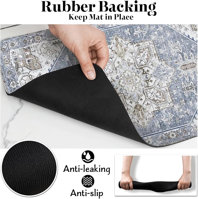 Dog Food Mats for Floors, Absorbent Dog Bowl Mat for Food and Water Dispenser - Image 6