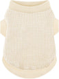 Cozy and Functional Dog Shirts for Small Puppies: Stretchable Beige Attire by Paiaite