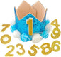 Pet Crown Hat Dog Birthday Reusable Birthday Party Crown by RIMOBUL