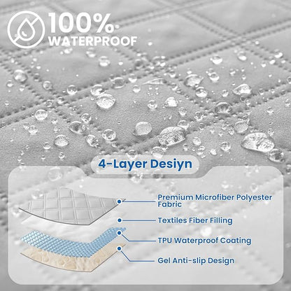 Waterproof Dog Bed Cover Pet Blanket, Soft Couch Cover - Image 2
