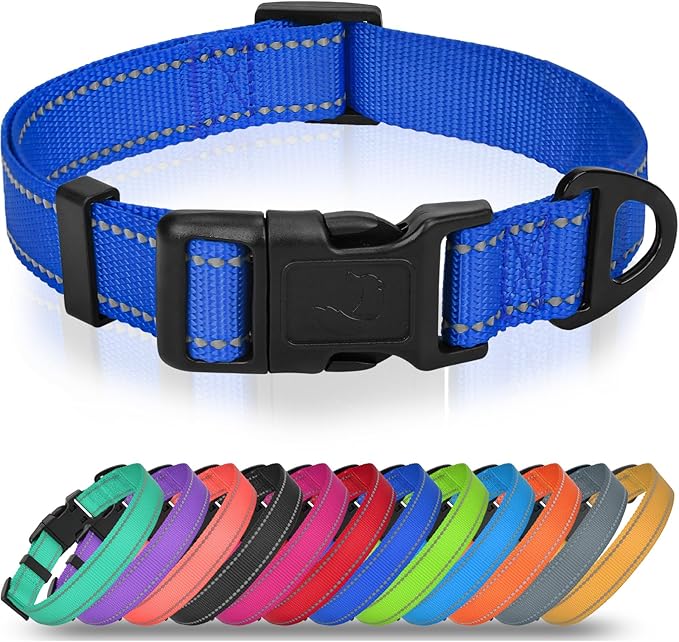Joytale Small Dog Collar, Reflective and Adjustable Nylon Collar by Joytale