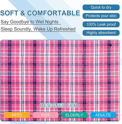 OUTCREATOR® Washable Bed Pads 34" x 76" - Image 5