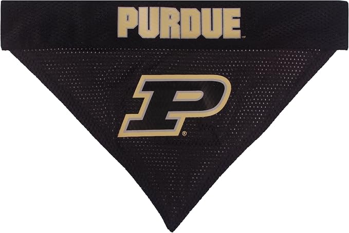 Pets First Collegiate Pet Accessories, Reversible Bandana, Purdue Boilermakers - Image 2