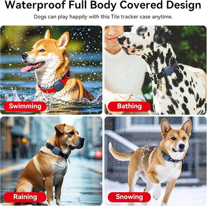 DDJ 2-Pack Dog Collar Holder for Tile Life360 Mate 2022 Tracker, Waterproof - Image 3