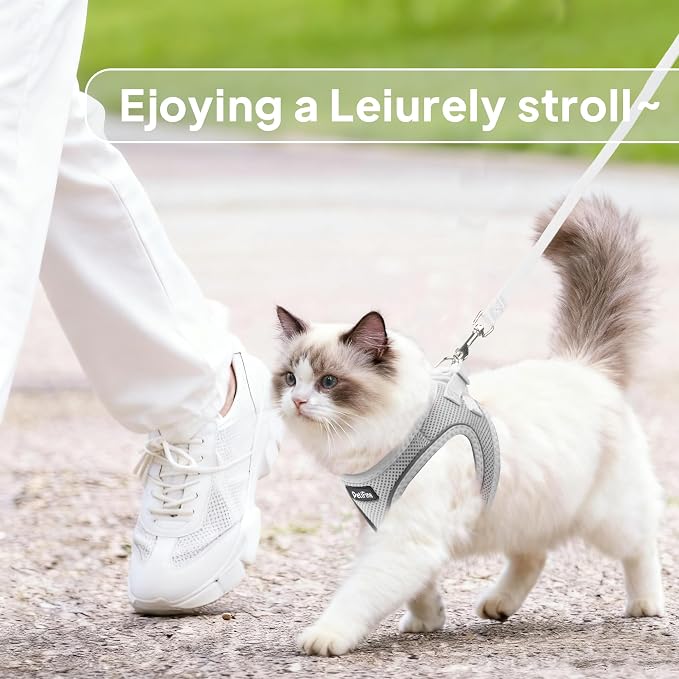 PetiFine Cat Harness and Leash Set, Escape Proof Kitten Harness Reflective - Image 5