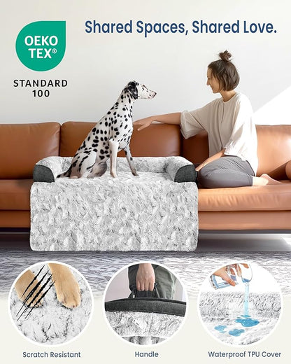 Calming Large Dog Bed for Couch, 41 x 37 inch Removable Couch Cover for Dogs - Image 3