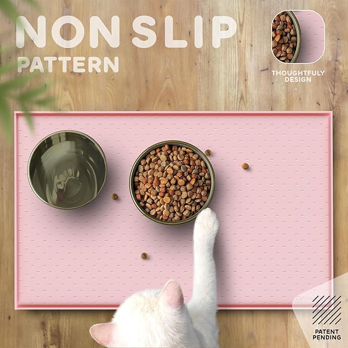 Dog Food Mat - 24x15 Raised Edges Dogs Mat - Image 4