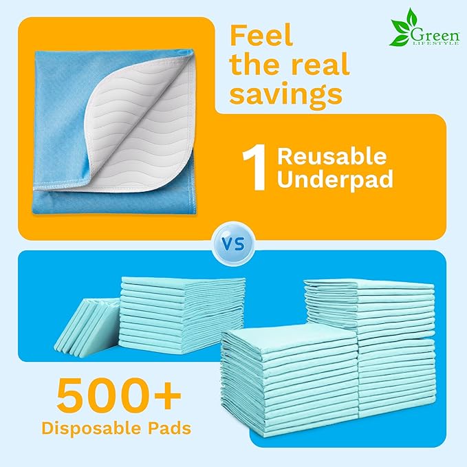 GREEN LIFESTYLE Washable Underpads - Image 6