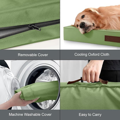 Outdoor Orthopedic Dog Bed for Extra Large Dogs, XL Waterproof Flat Pet Bed - Image 6