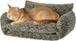 Hollypet Cat Bed Fluffy Plush Mutifuctional Double-Layer Soft Pet Couch by Hollypet