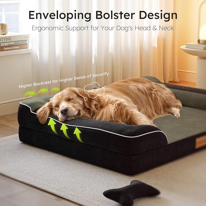 Dog Beds for Large Dogs, Orthopedic Dog Bed - Image 4