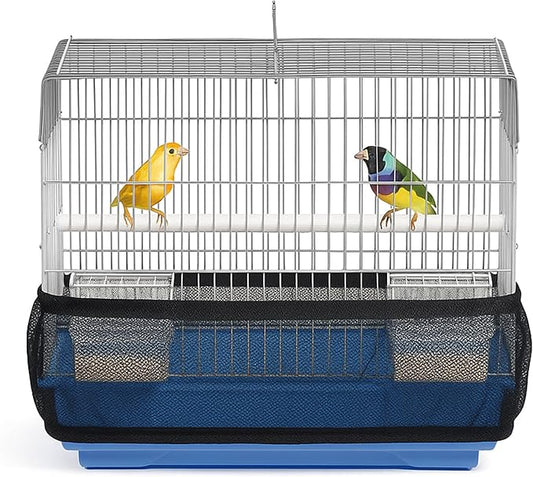 Universal Bird Cage Seed Catcher Universal Mesh Skirt Cover Stretchy Small by TweetinginStyle