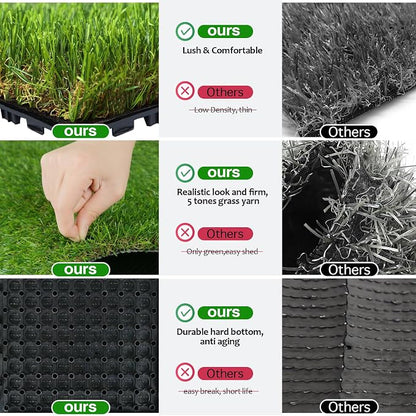 XLX TURF Interlocking Fake Grass Tiles - Image 4