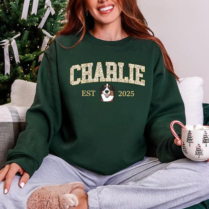 Custom Pet Sweatshirts with Photo and Name, Personalized Dog Sweatshirt - Image 7