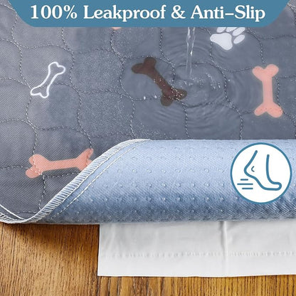 Washable Pee Pads for Dogs, Fast Absorbent Dog Pee Pads for Crate Pet Training - Image 2