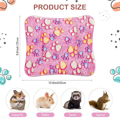 Tuanse 4 Pack Ultra Soft Dog Cat Bed Mat Small Animal Guinea Pig Bed - Image 2