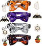 LLHK 4 Pack Halloween Cat Collar by LLHK