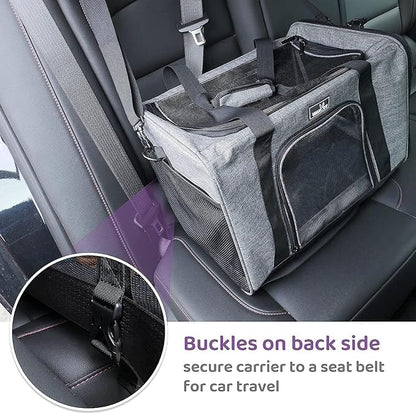 Dog Carriers for Small Dogs, Cat Carrier Travel, Expandable, Collapsible - Image 3