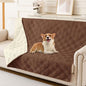 hyha Waterproof Dog Blanket, Reversible Pet Bed Blanket, Soft Sofa Couch Cover by hyha