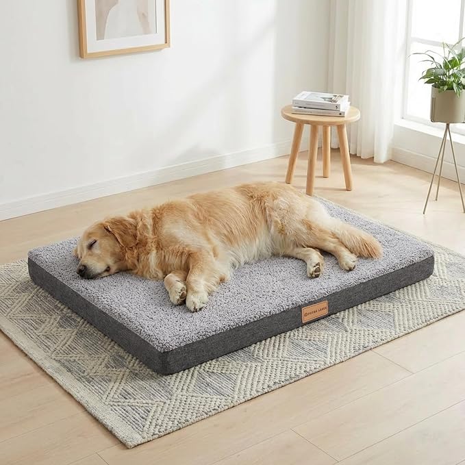 Patas Lague Orthopedic XL Dog Bed Large Sized Dog 42''X28'', Soft Waterproof by PatasLague