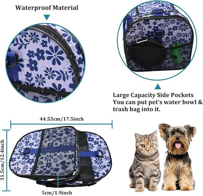 Soft-Sided Kennel Pet Carrier for Small Dogs, Airline Approved Cat Carriers Dog - Image 5