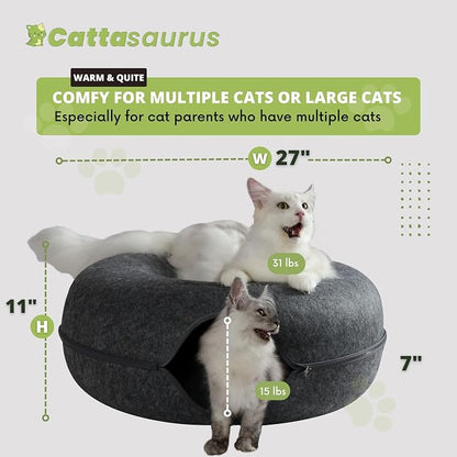 Cattasaurus Peekaboo Cat Cave Donut - Image 7