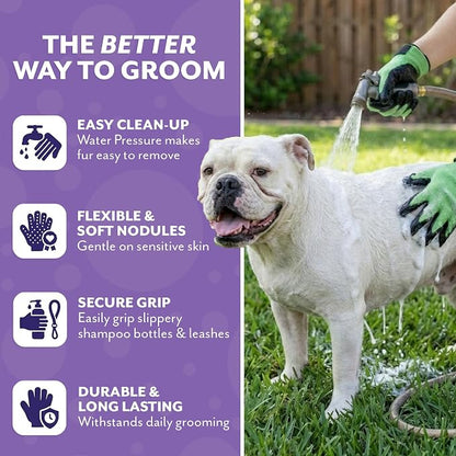 H HANDSON Pet Grooming Gloves - Image 5