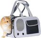 Cat, Dog Carrier for Pets up to 15 lbs, Soft-Sided Collapsible Pet Carrier by Hannadepot