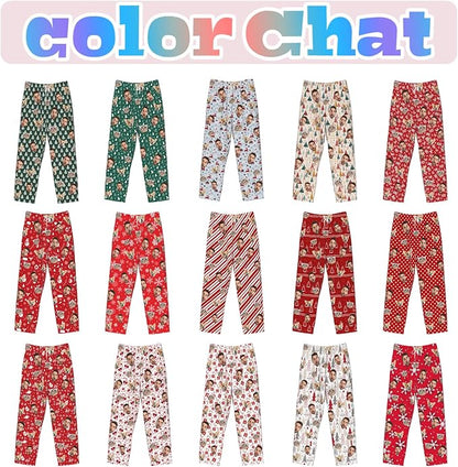 Custom Pajamas Pants Plaid Personalized Funny PJ Pant Design - Image 2