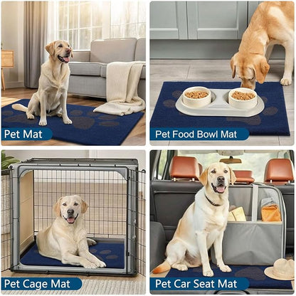 Buganda Dog Door Mat for Muddy Paws, Absorbent Dirt Trapper Washable Indoor - Image 9