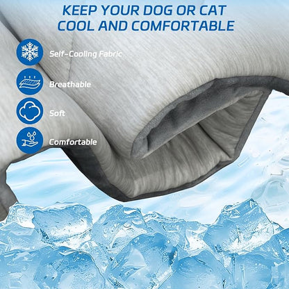 Dog Cooling Mat Self Coolings Foldable Cooling Pad - Image 3