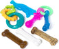 Nylabone New Puppy Starter Kit, 5 Chew Toys and 1 Natural Treat by Nylabone