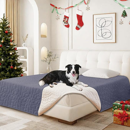 Waterproof Dog Blanket, Non-Slip Soft Pet Bed Cover, Couch Cover by CYCMACOHOME