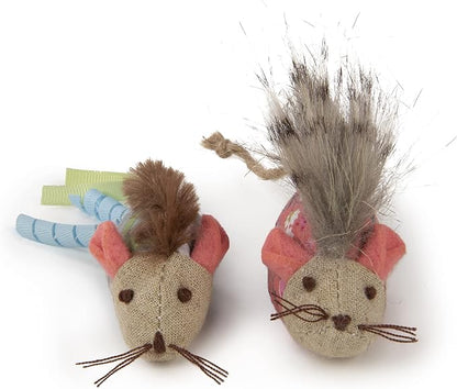 Petlinks HappyNip Mohawk Mice Cat Toys, Contains Silvervine & Catnip by Petlinks%C2%AE