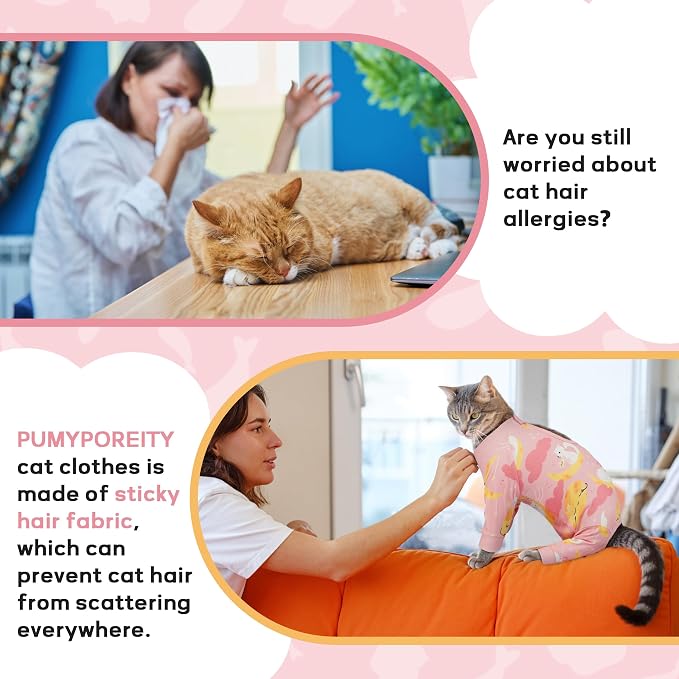 PUMYPOREITY Cat Hair Sticky Sweater, Stretchy 4-Leg Design - Image 4