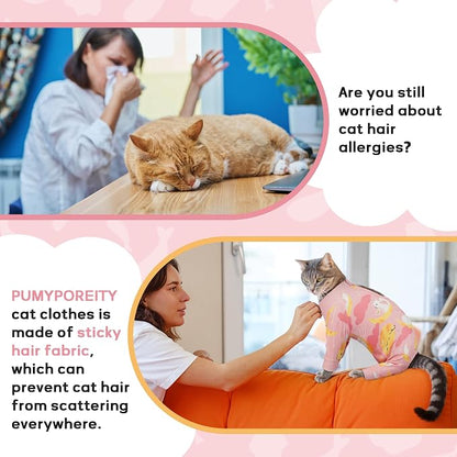 PUMYPOREITY Cat Hair Sticky Sweater, Stretchy 4-Leg Design - Image 4