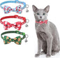 SCENEREAL Christmas Cat Collar Breakaway by SCENEREAL