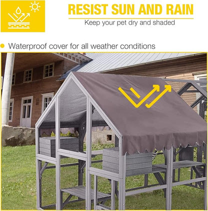 Aivituvin Cat House Outdoor Catio Kitty Enclosure - Image 6