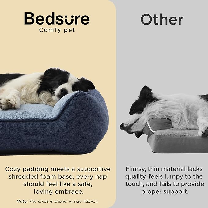 Bedsure SupportMax™ Orthopedic Dog Bed Medium Size Dog - Image 3