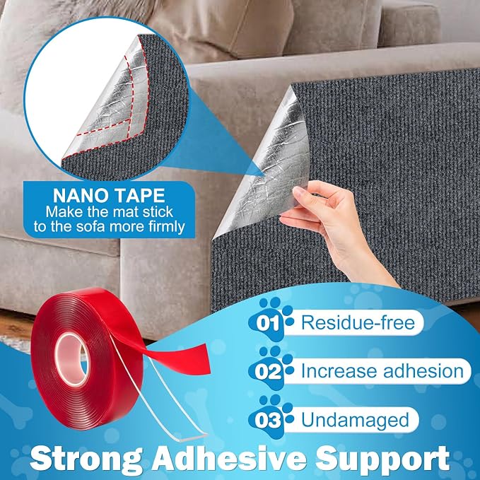 ​ENONCI Anti Scratch Pads for Cats, Furniture Protector for Couch Corners - Image 4