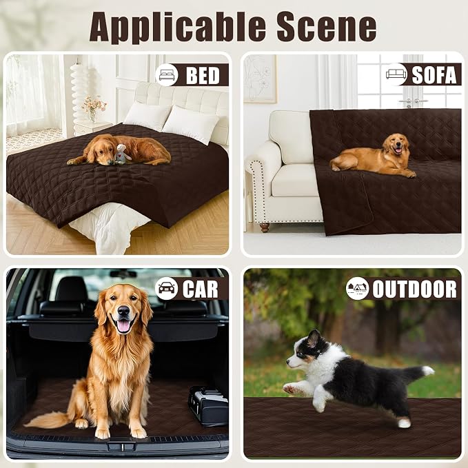 Smiry Waterproof Dog Bed Cover Blanket 30x70, Soft Reversible Pet Blanket - Image 5