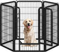 Yaheetech Dog Playpen Outdoor, 40 inch 6 Panels Dog Pen Indoor Heavy Duty Puppy by Yaheetech
