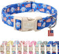 4th of July Dog Collar, Robot Star-Spangled Patriotic Dog Collars by Babolepet