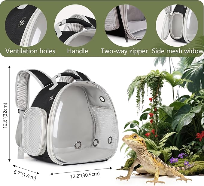 Bearded Dragon Travel Backpack - Image 2